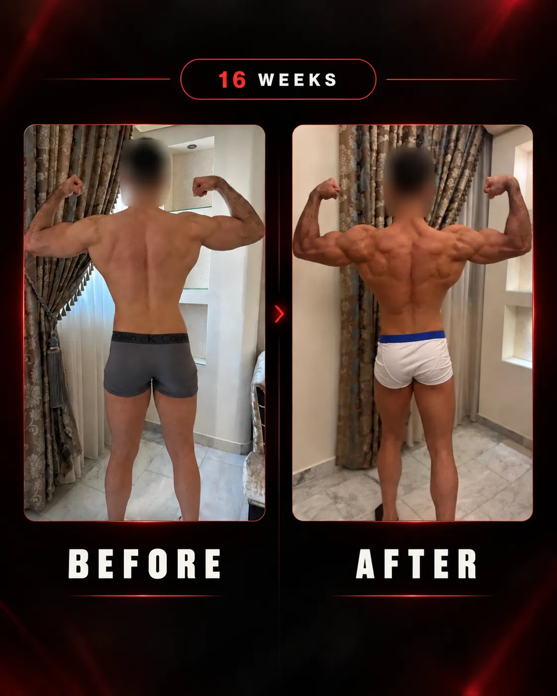 Transformation 03 before and after