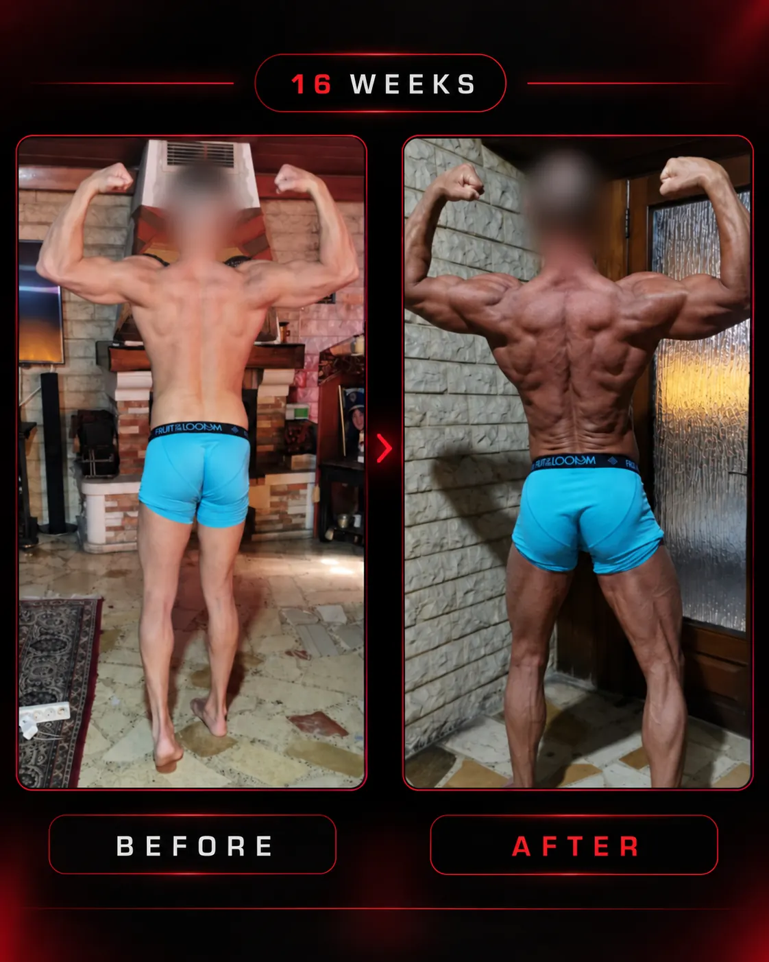 Transformation 05 before and after